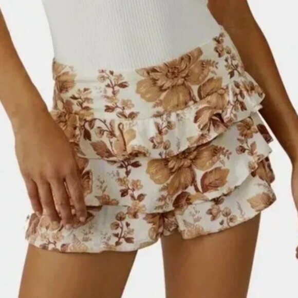 Free People Pants - Free People Floral Smocked Shorts (NWT)